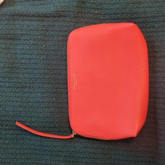 Aspinal of London saffiano leather large cosmetics bag - Picture 1 of 7